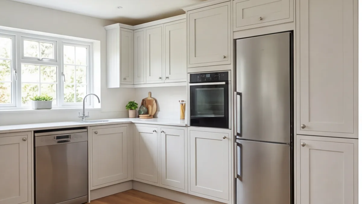 Integrated appliances overview in Warwick kitchen