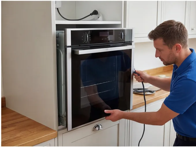 Integrated Oven Installation being installed in Bracknell