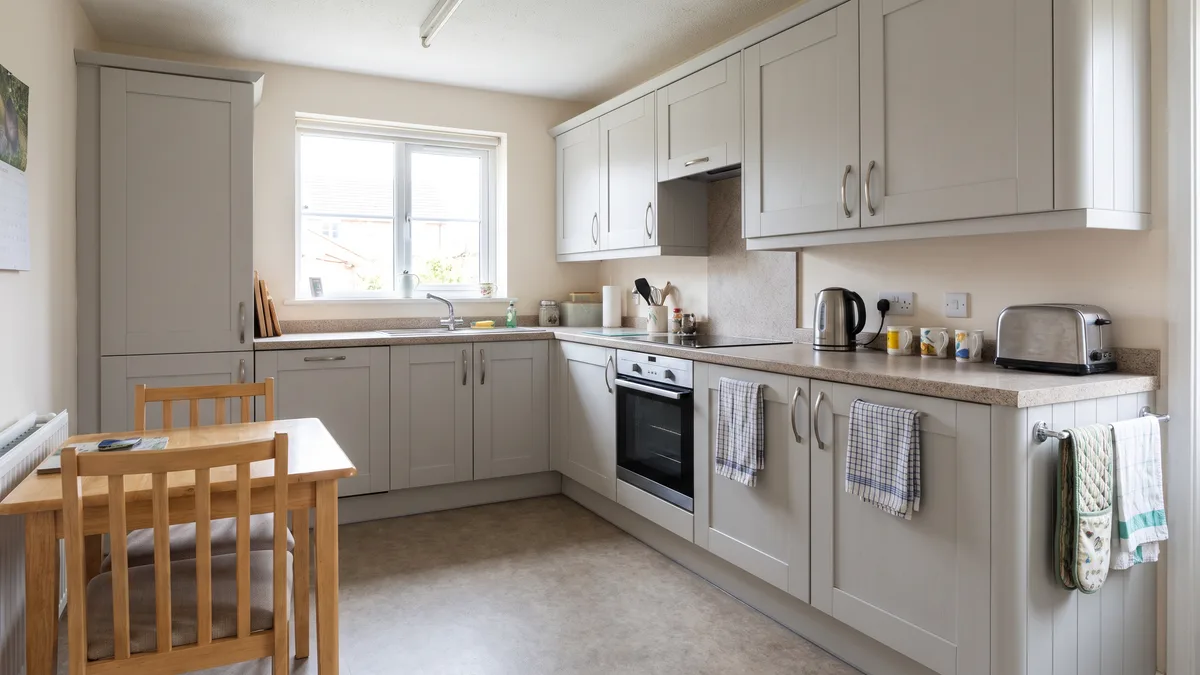 Completed B&Q kitchen installation in Warwick