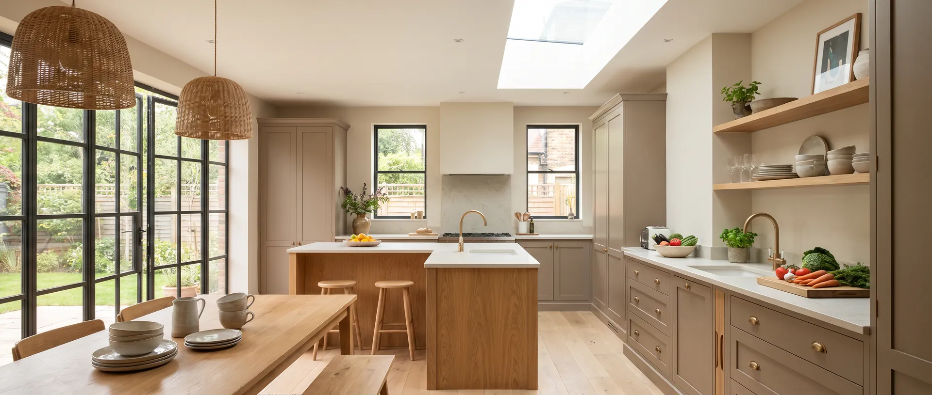 Symphony kitchen installation — finished result