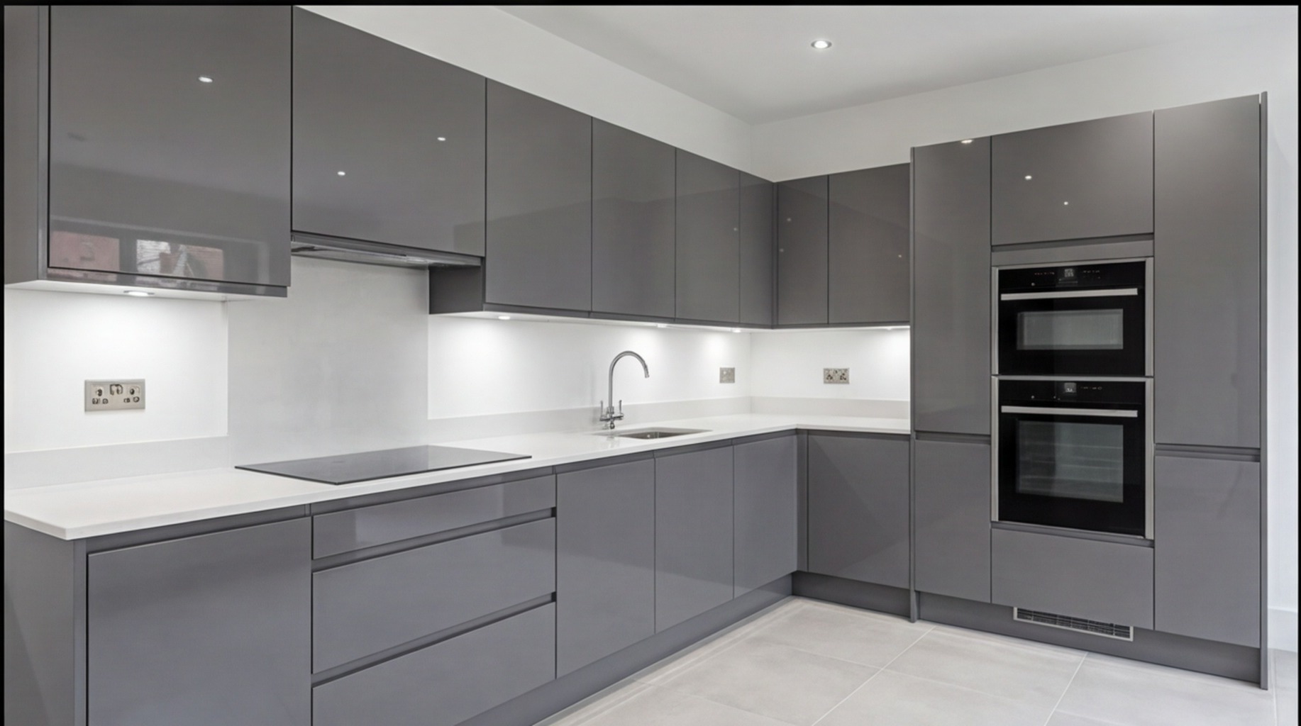 Contemporary kitchen installation in Coventry – contemporary fitted kitchens by West Midlands specialists