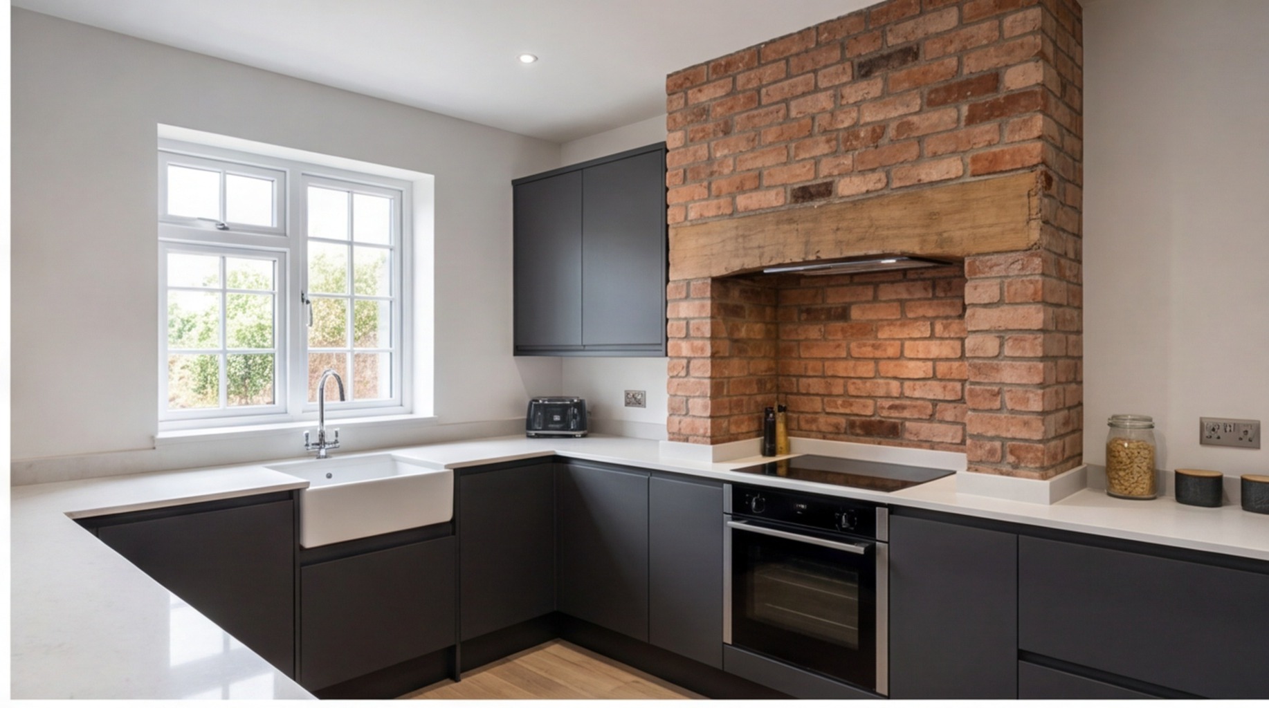 Contemporary kitchen installation in Warwick – contemporary fitted kitchens by West Midlands specialists