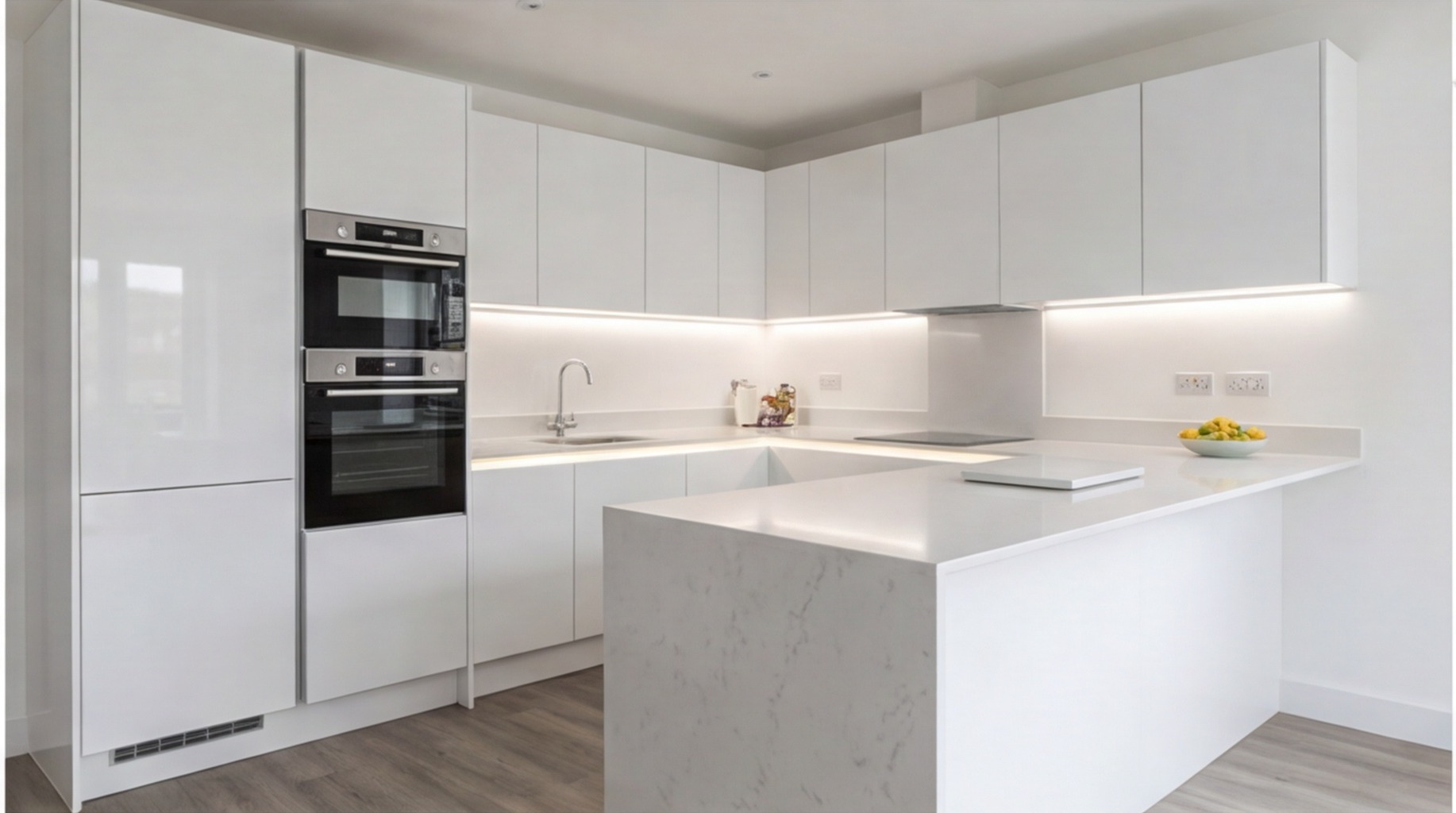 Handleless kitchen installation in Coventry – handleless fitted kitchens by West Midlands specialists