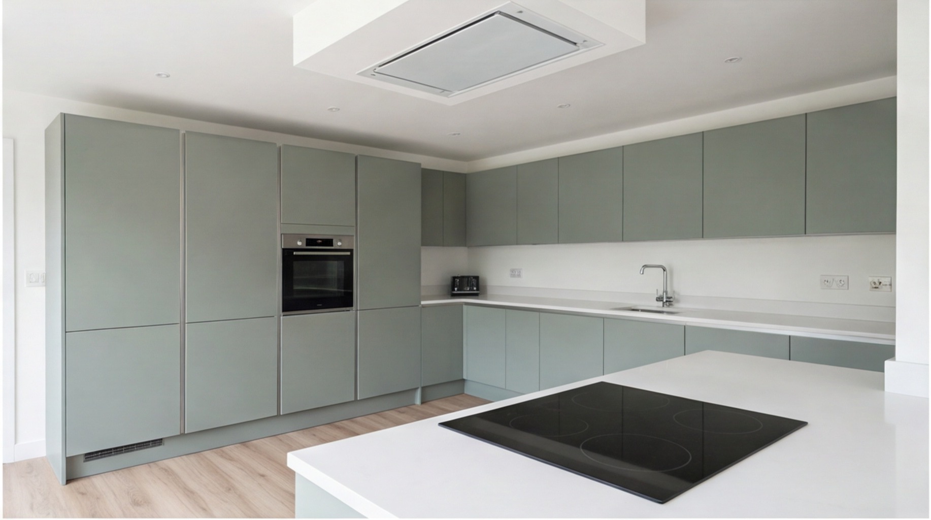 Handleless kitchen installation in Hinckley – handleless fitted kitchens by West Midlands specialists