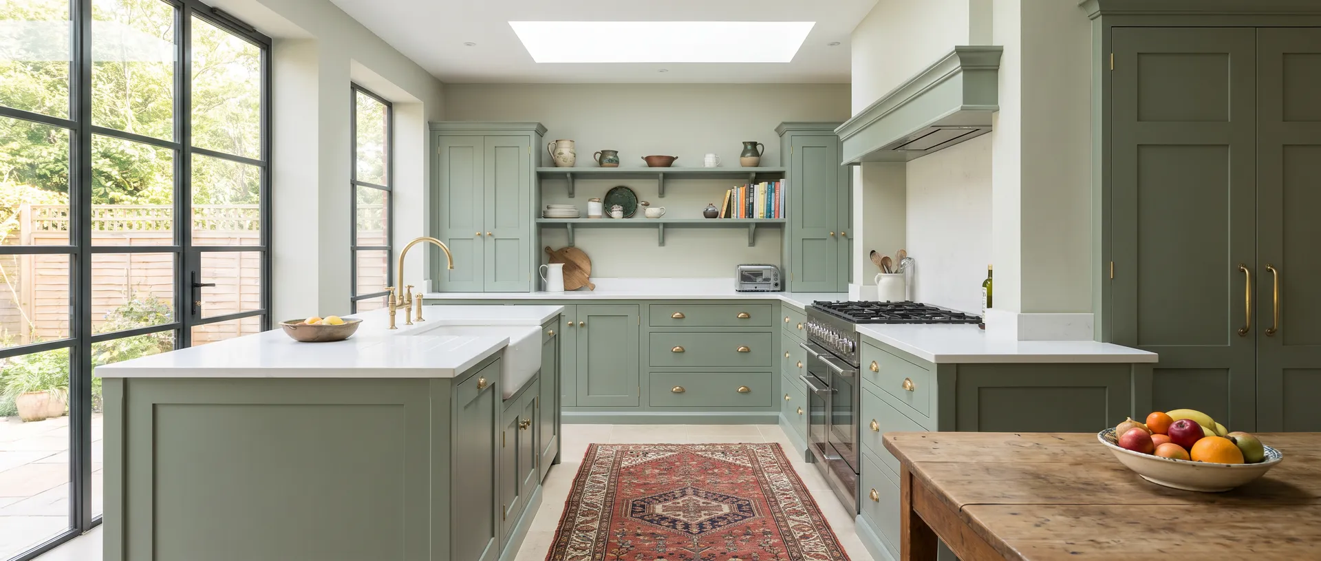 In Frame style kitchen installation