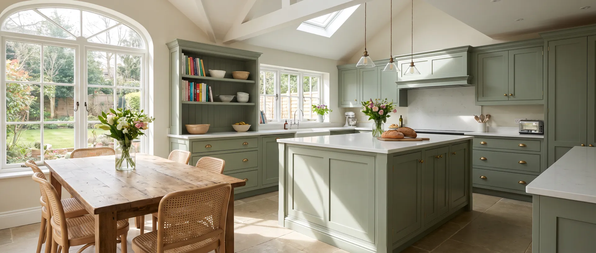 In Frame style kitchen installation