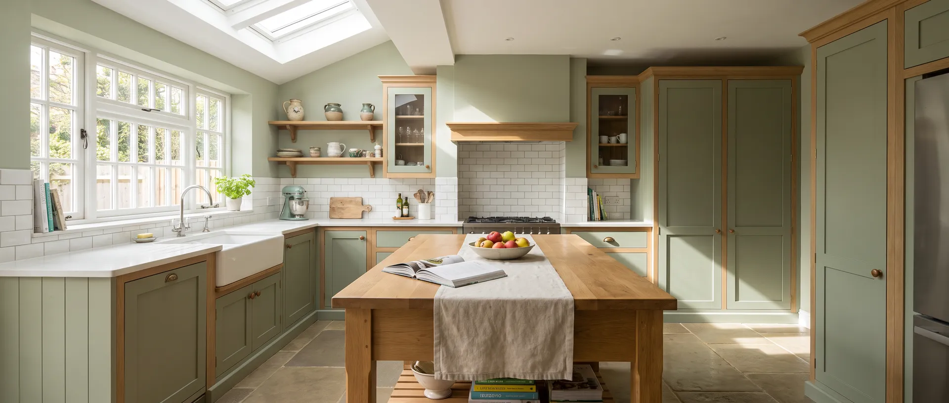 In Frame style kitchen installation