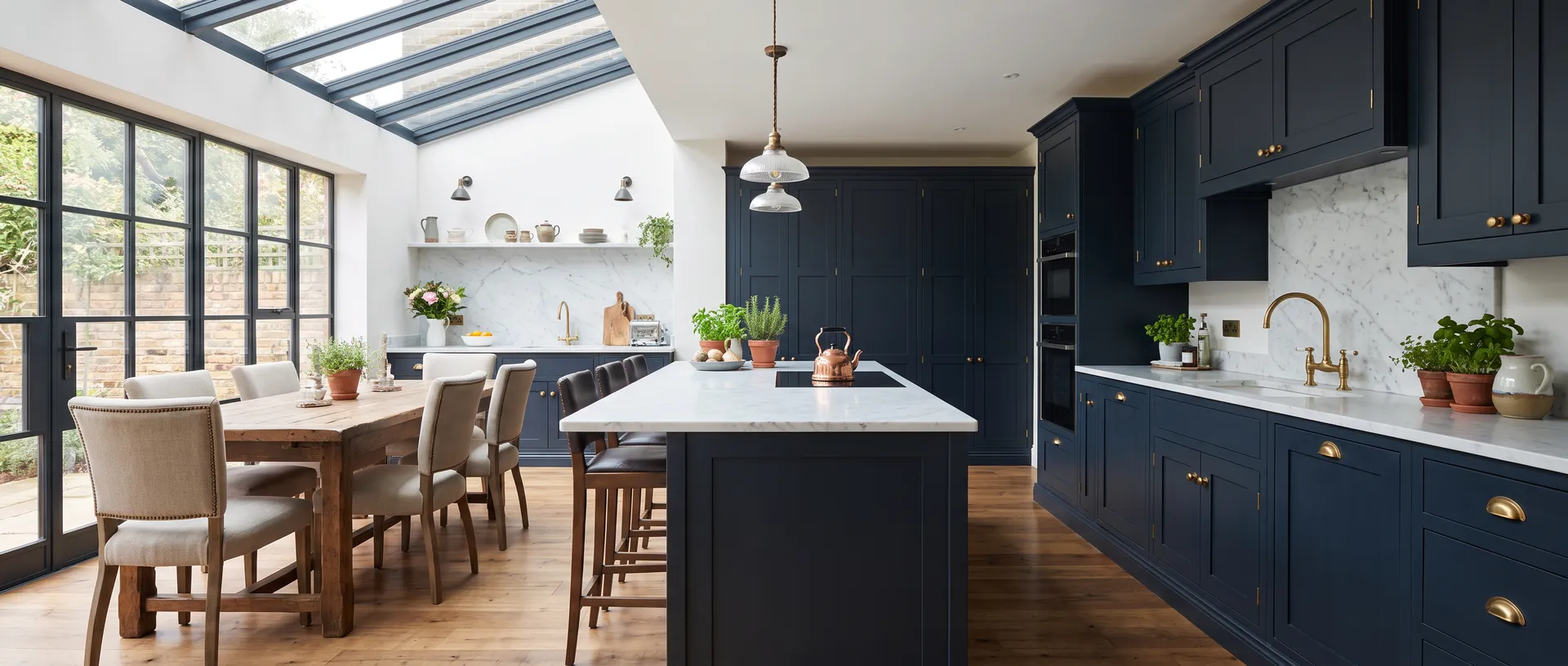 Luxury style kitchen installation