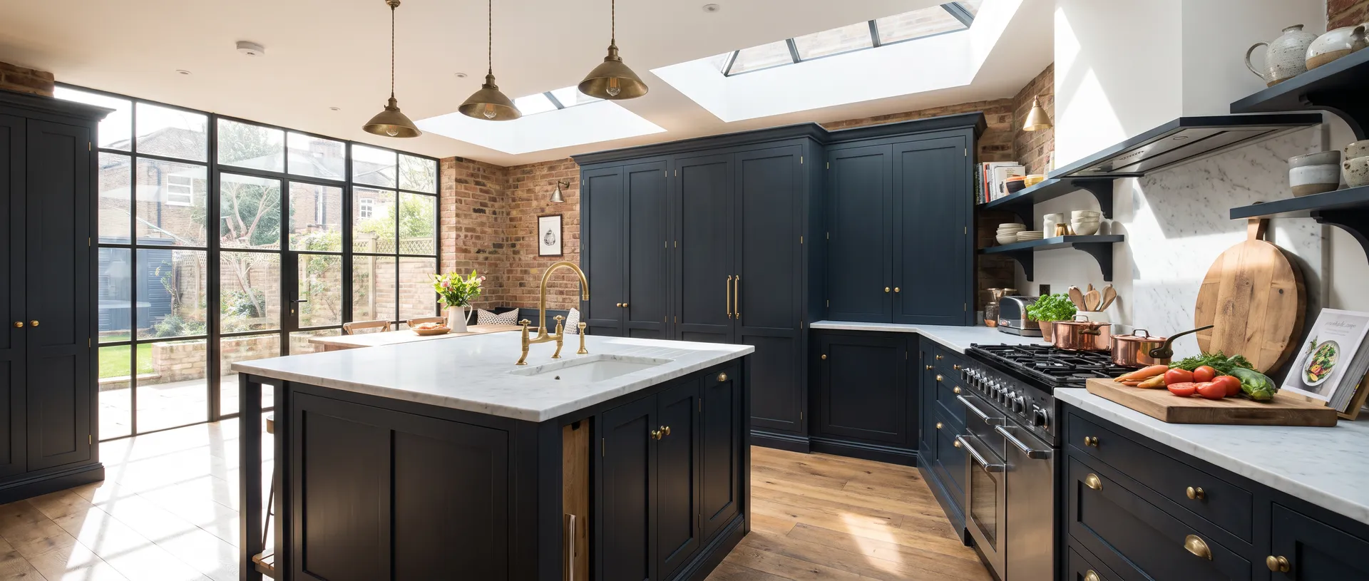 Luxury style kitchen installation