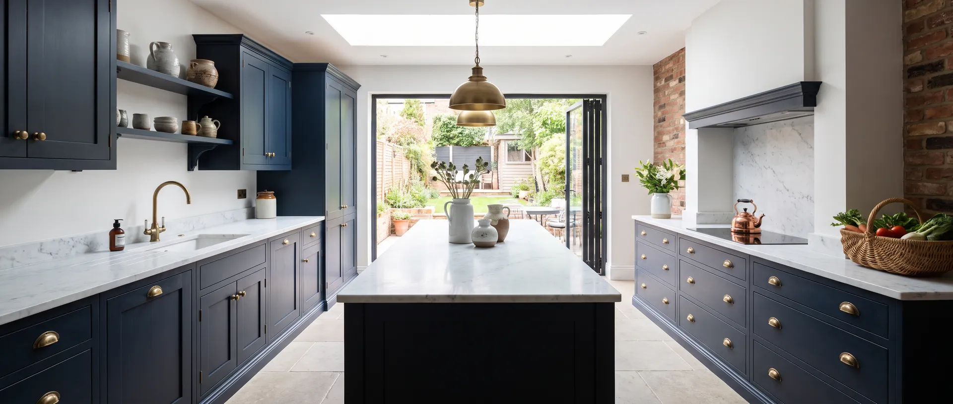Luxury style kitchen installation
