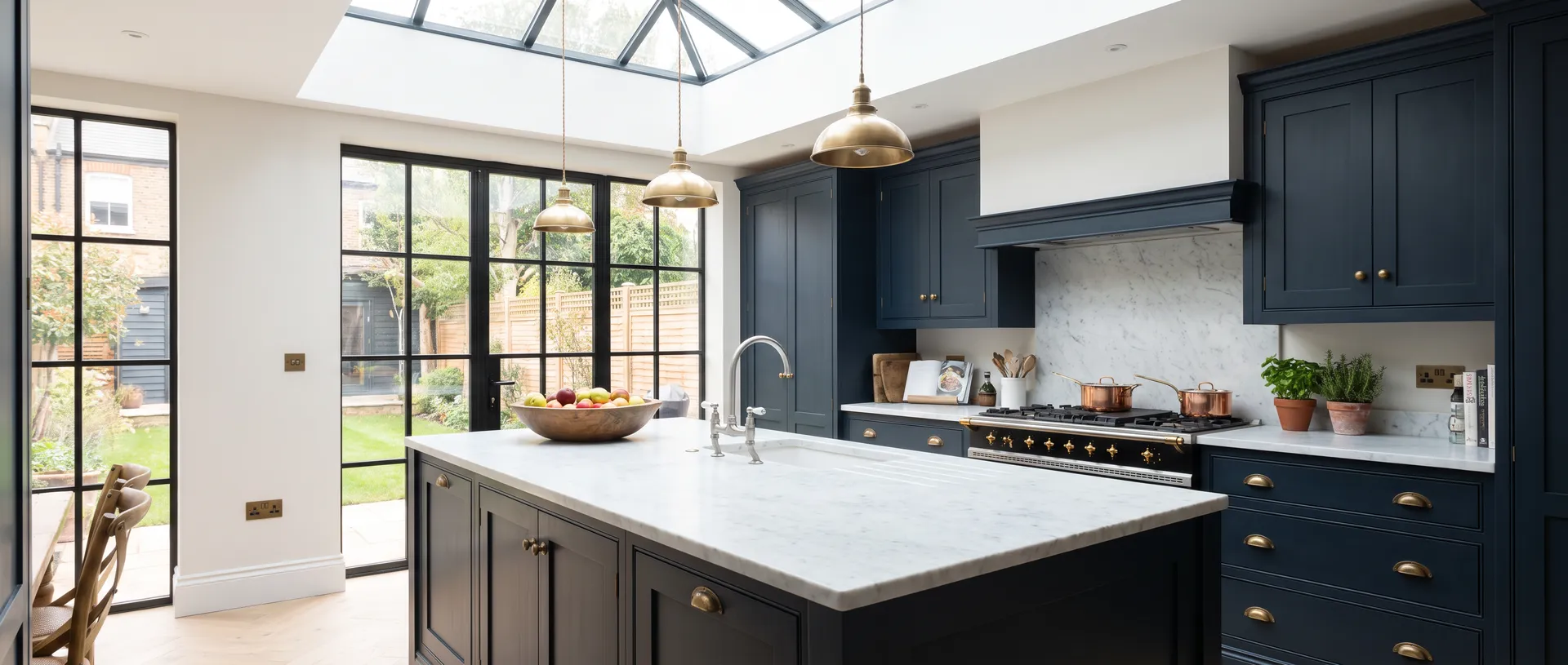 Luxury style kitchen installation