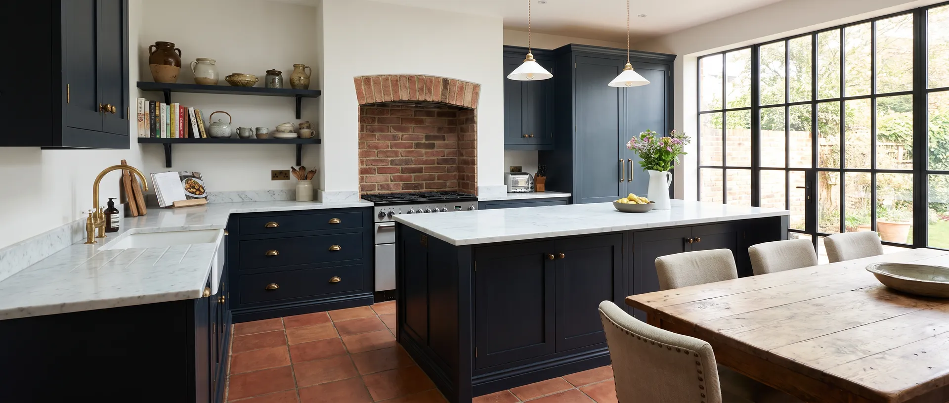 Luxury style kitchen installation