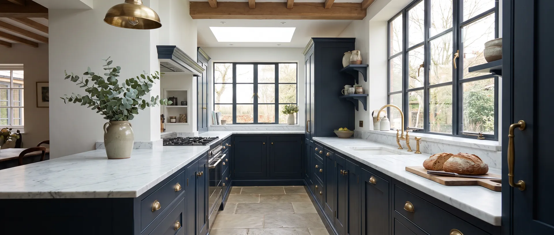 Luxury style kitchen installation
