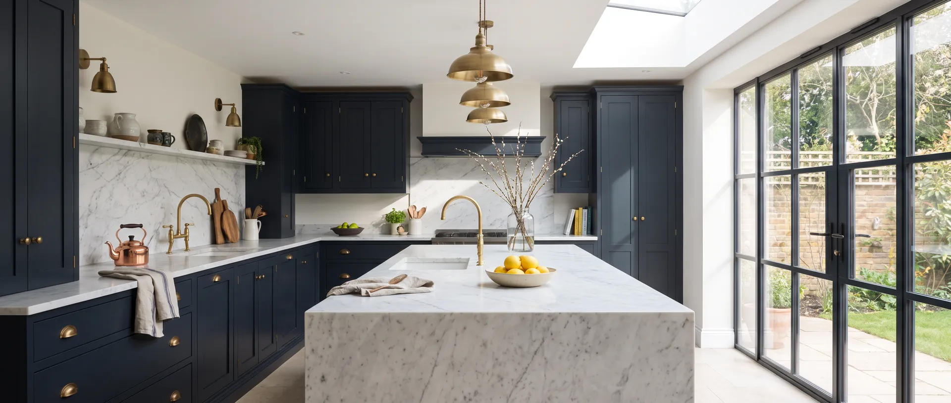 Luxury style kitchen installation