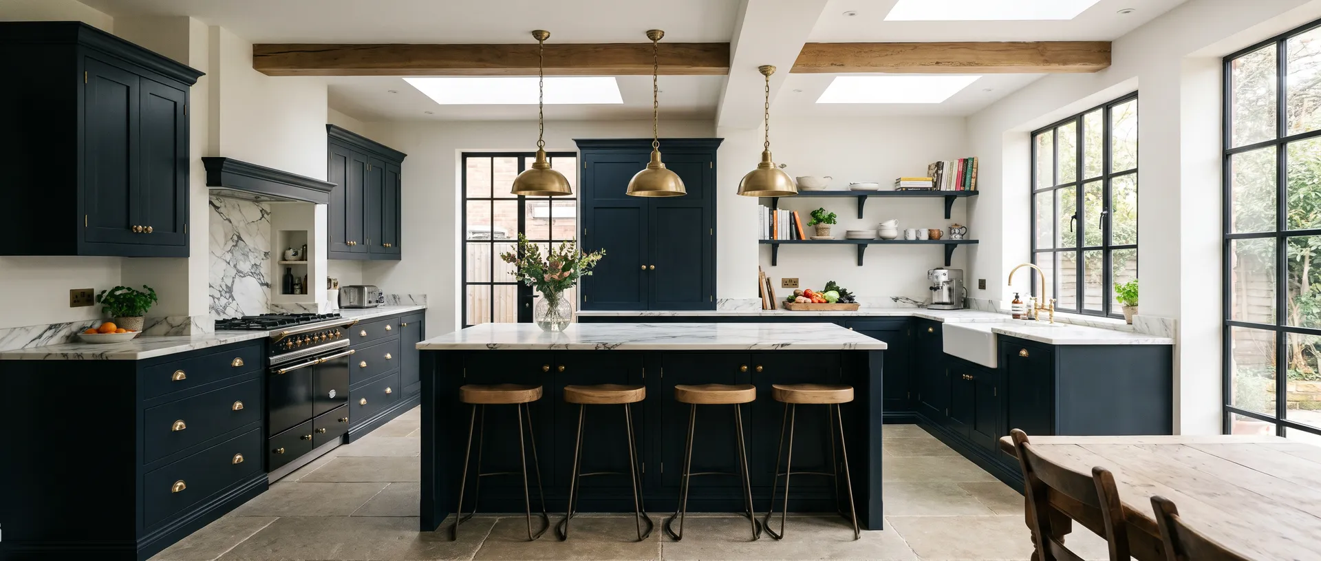 Luxury style kitchen installation