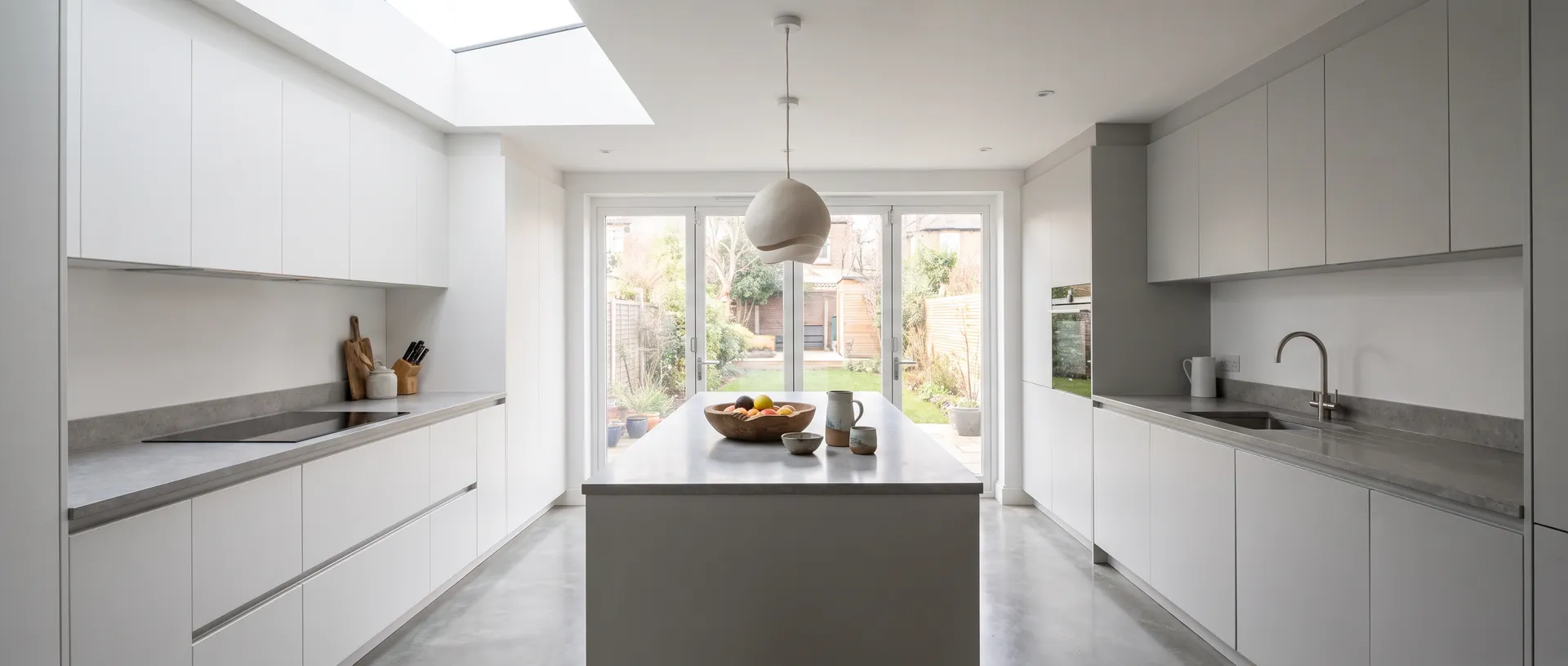 Modern style kitchen installation