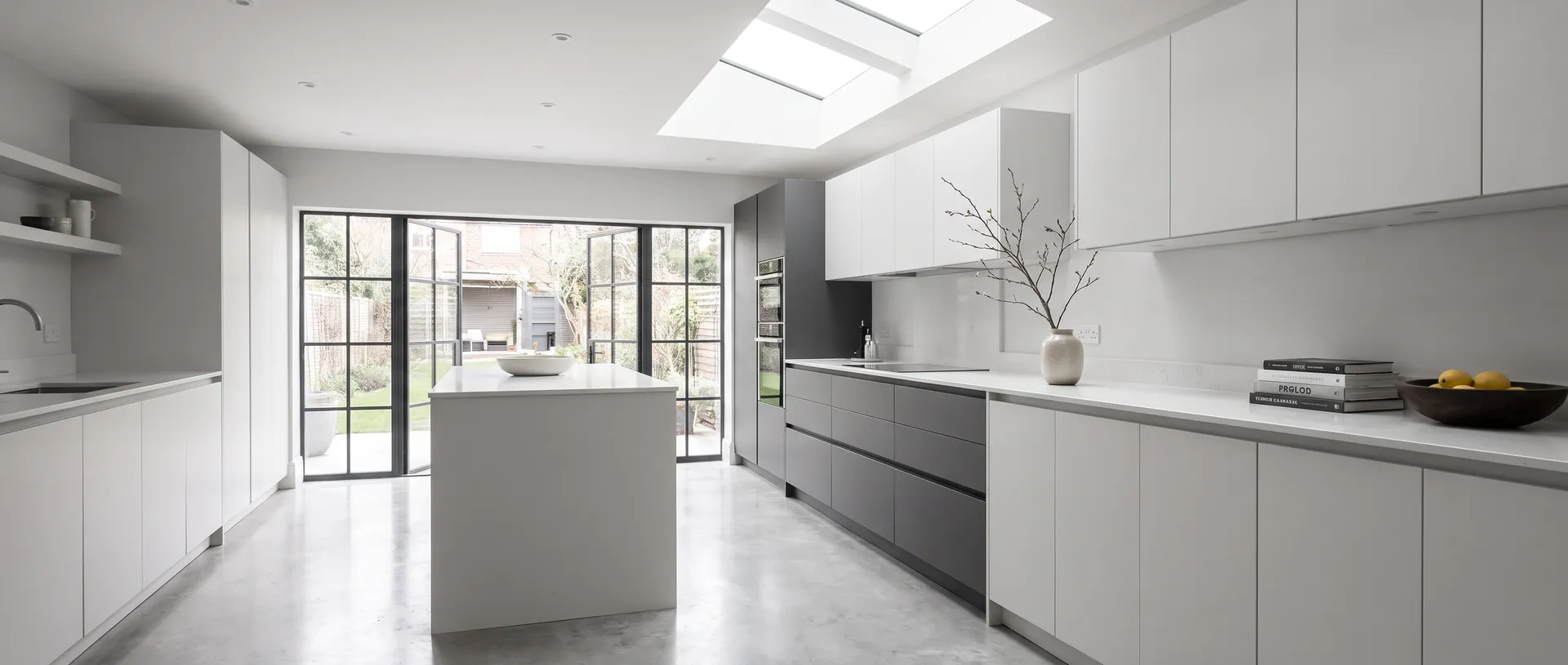 Modern style kitchen installation