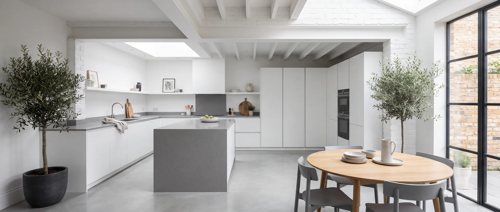 Modern style kitchen installation
