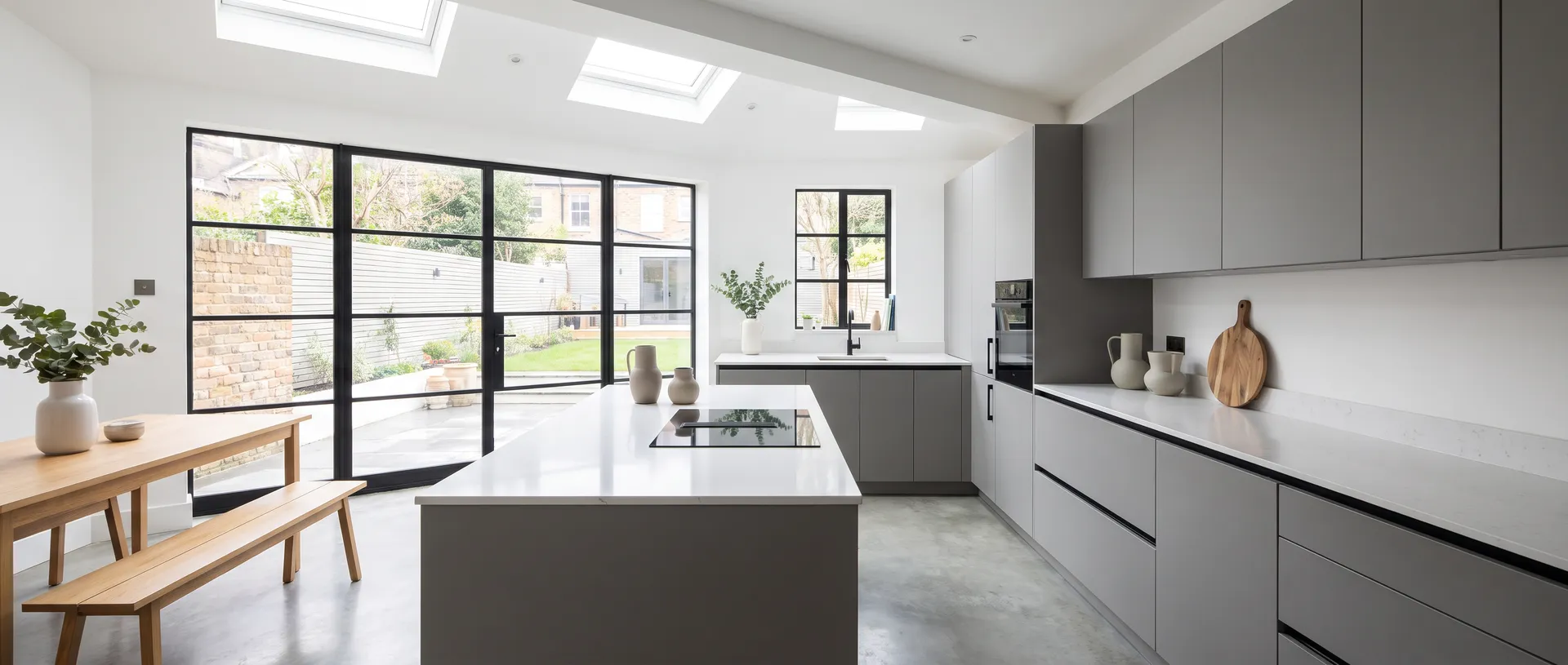 Modern style kitchen installation