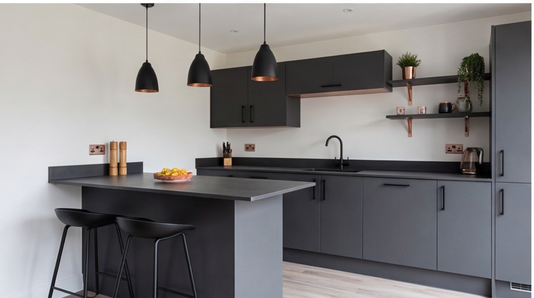Modern kitchen installation in Earlsdon – modern fitted kitchens by West Midlands specialists