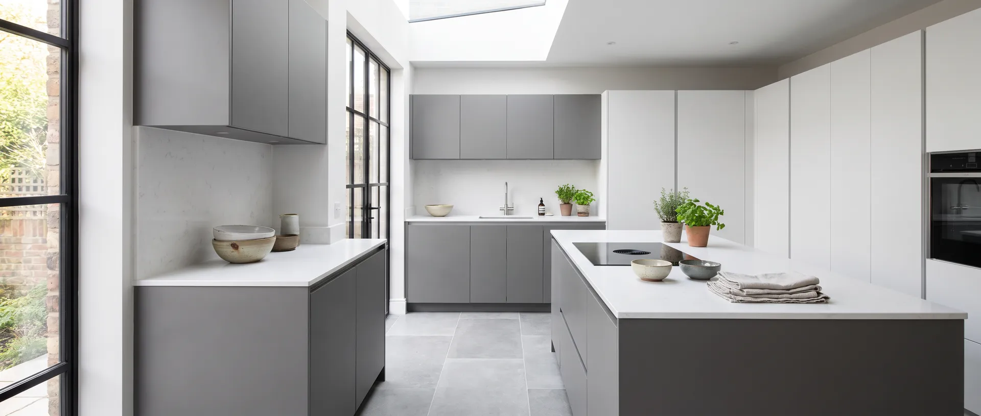 Modern style kitchen installation