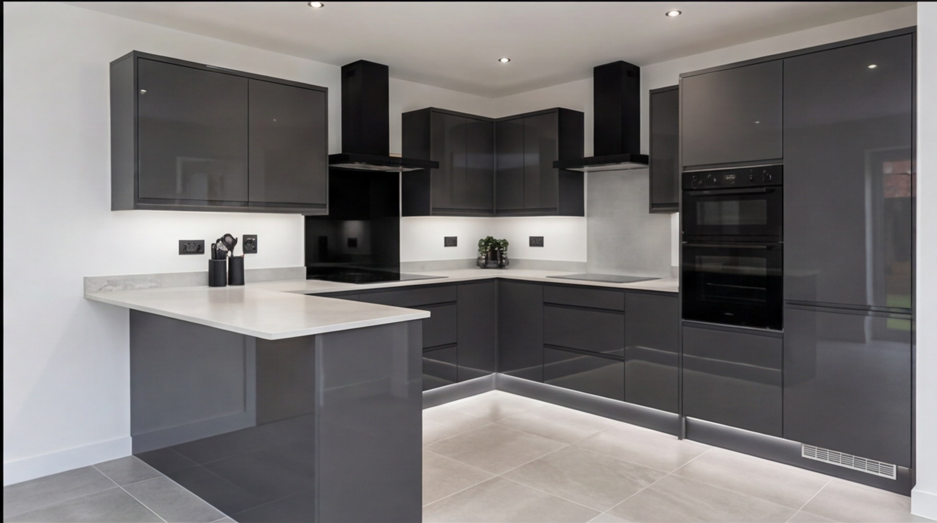 Modern kitchen installation in Hinckley – modern fitted kitchens by West Midlands specialists