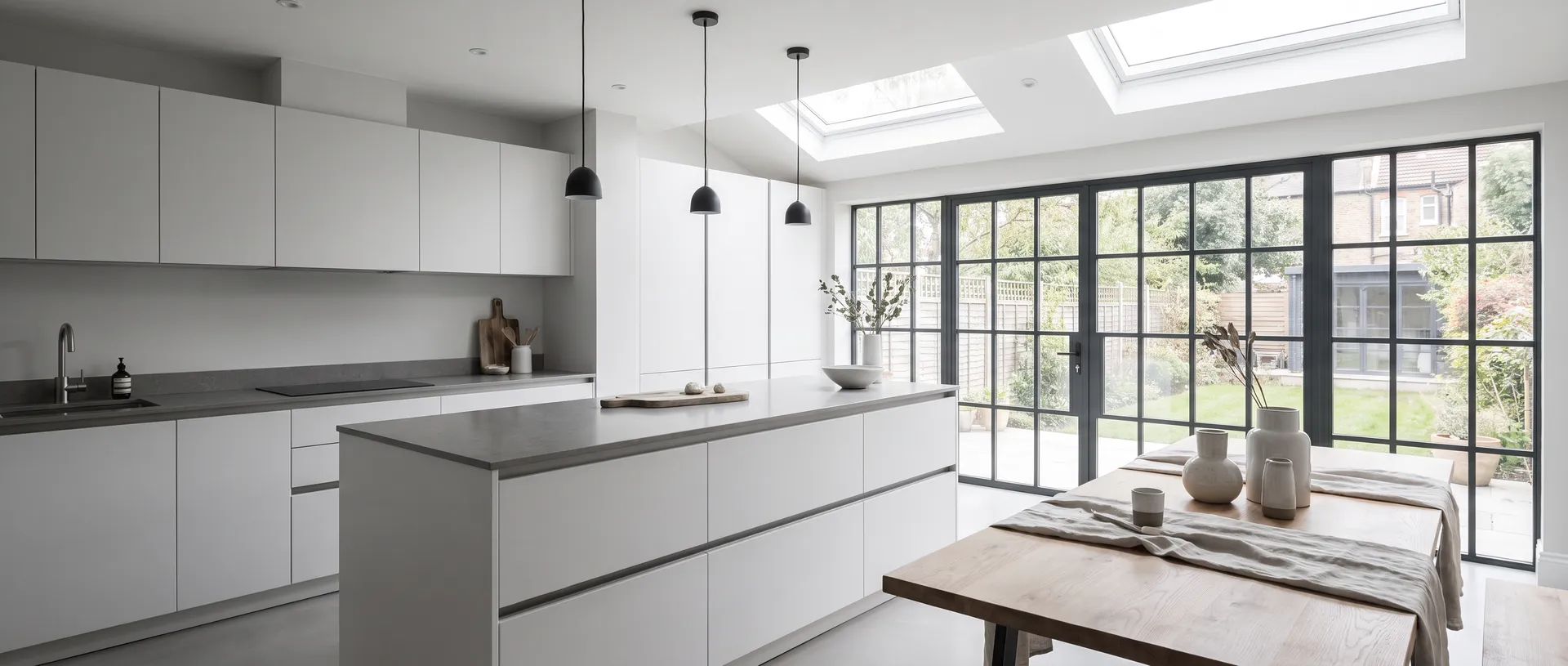 Modern style kitchen installation