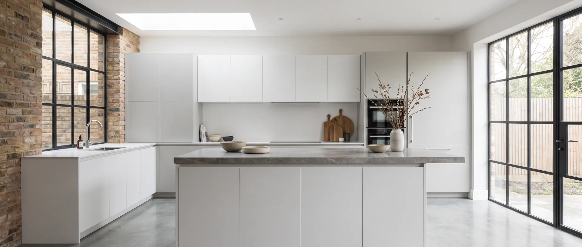 Modern style kitchen installation