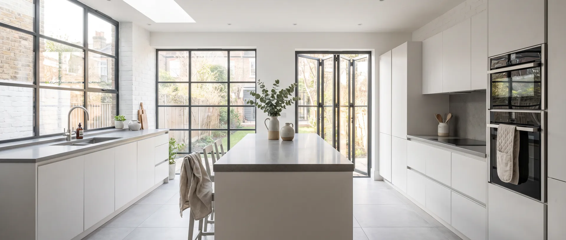 Modern style kitchen installation