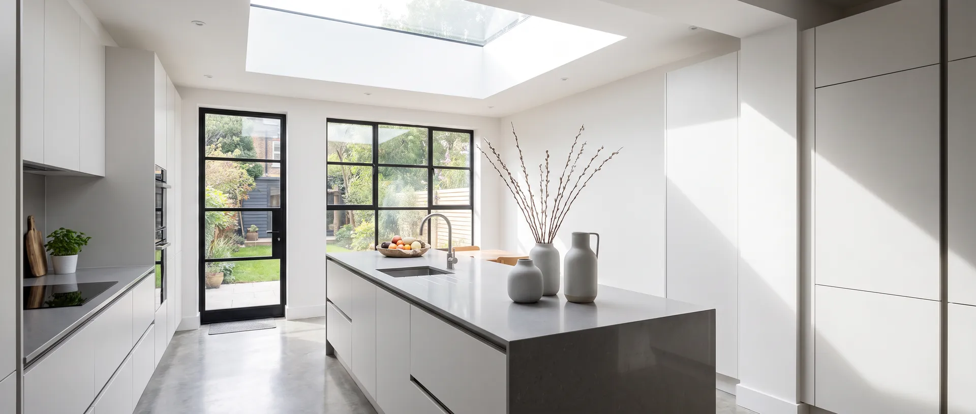 Modern style kitchen installation