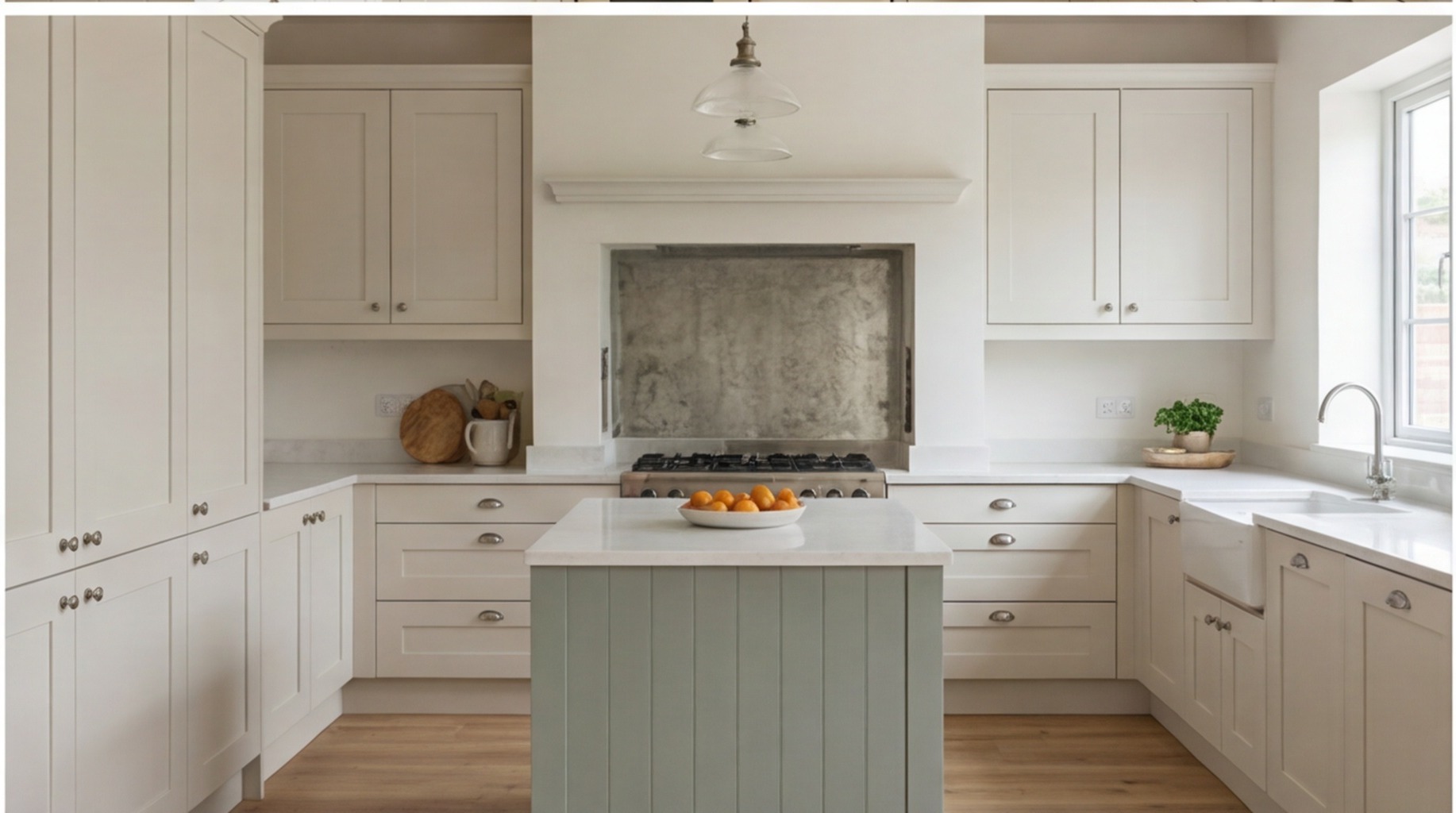 Painted kitchen installation in Nuneaton – painted fitted kitchens by West Midlands specialists