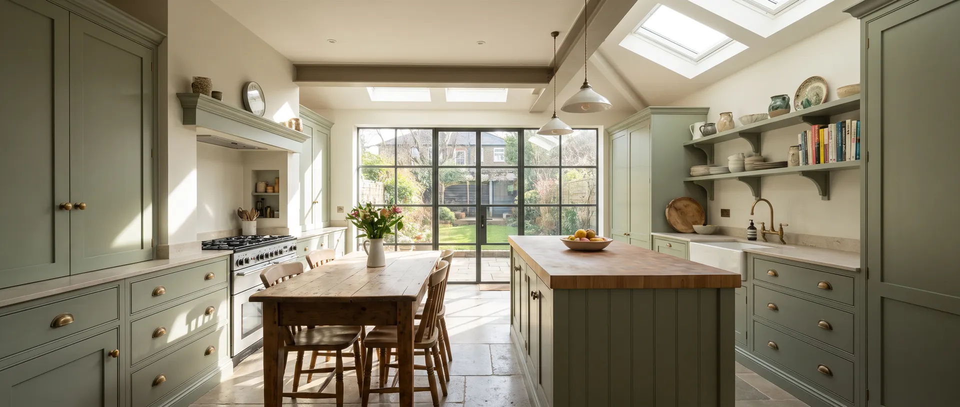Shaker style kitchen installation