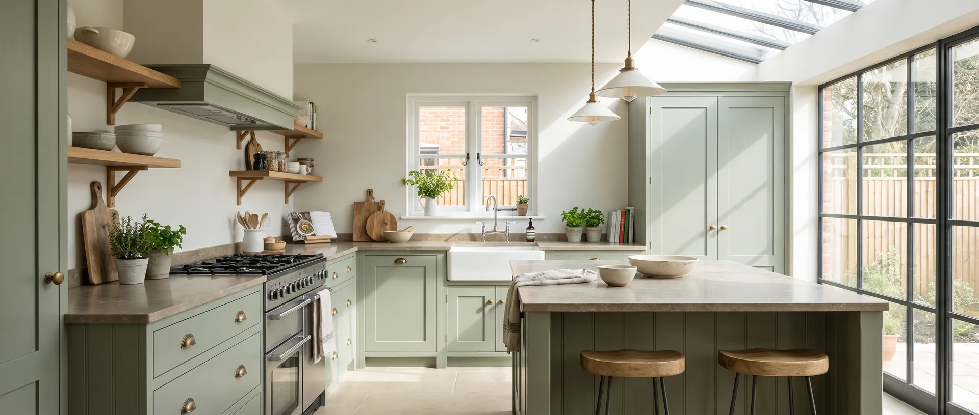 Shaker style kitchen installation