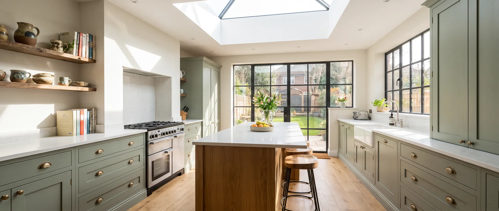 Shaker style kitchen installation