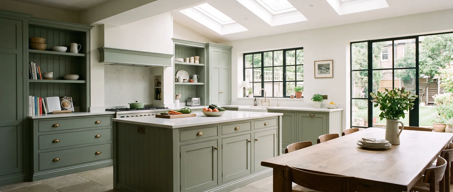 Shaker style kitchen installation