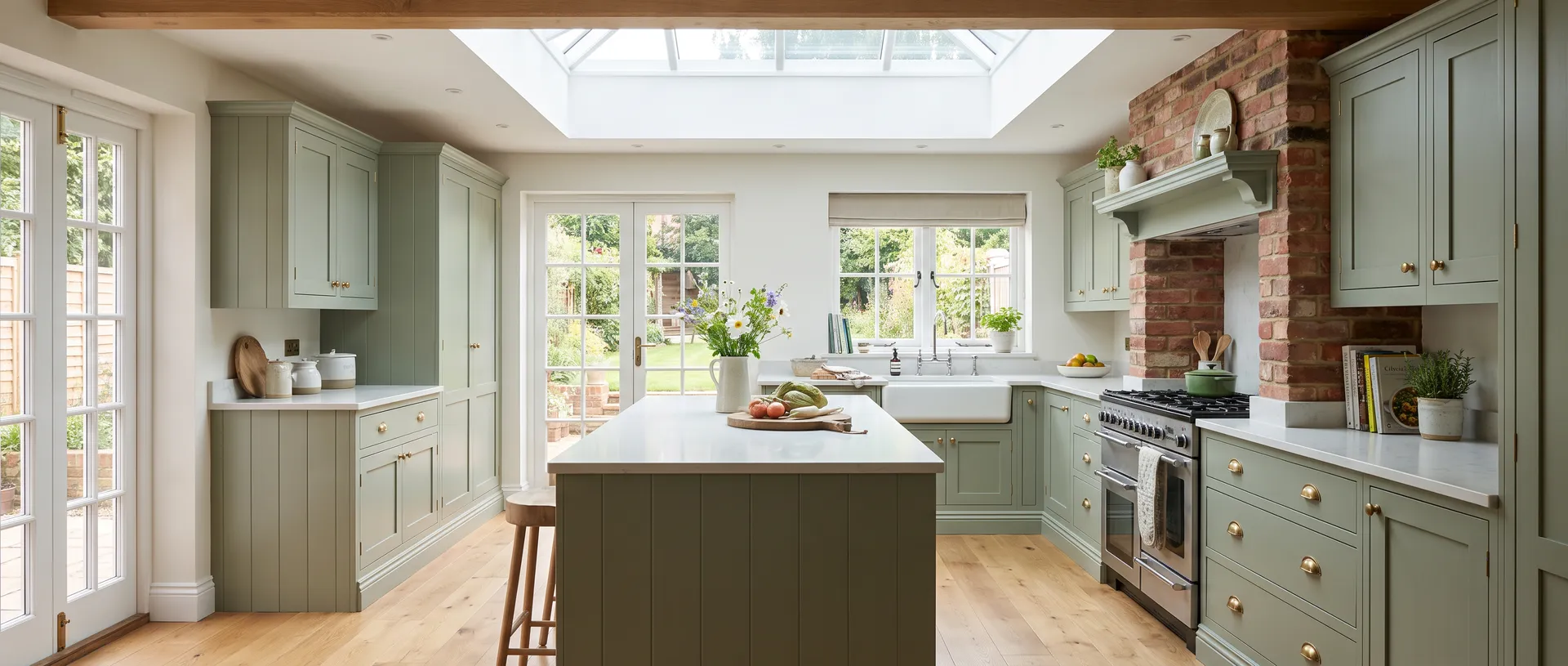 Shaker style kitchen installation