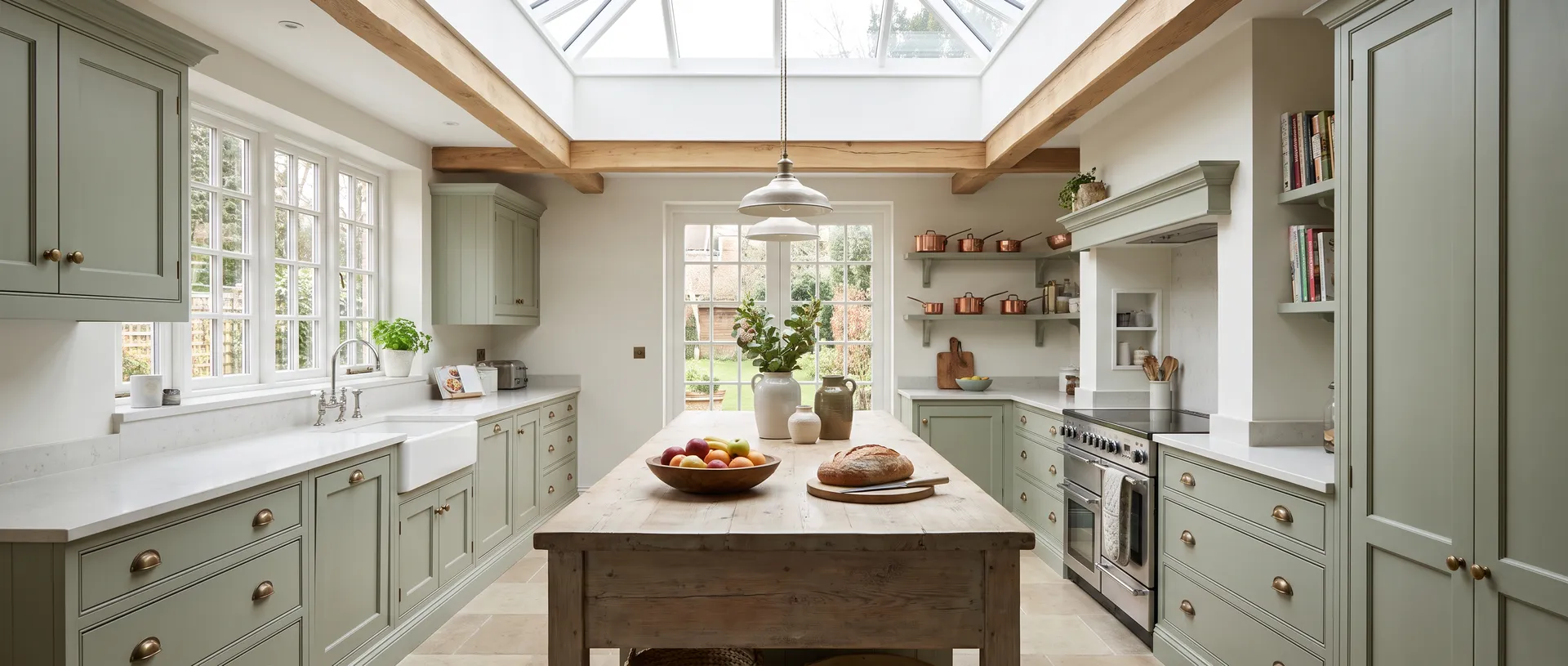 Shaker style kitchen installation
