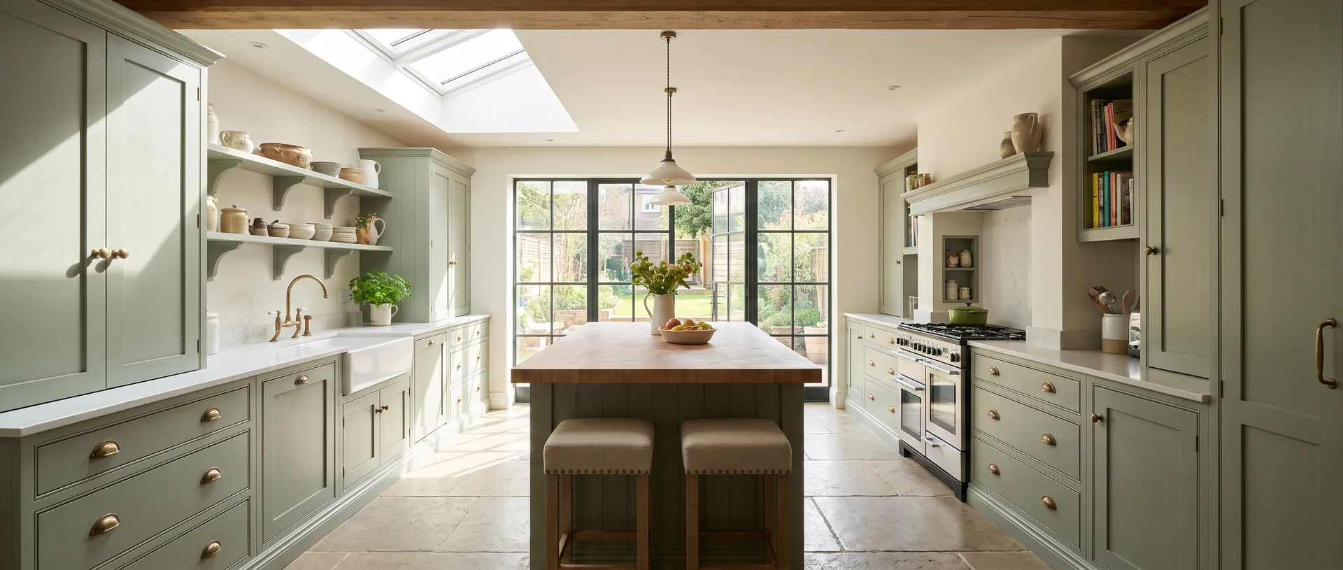 Shaker style kitchen installation