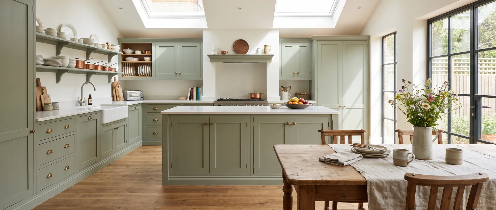 Shaker style kitchen installation