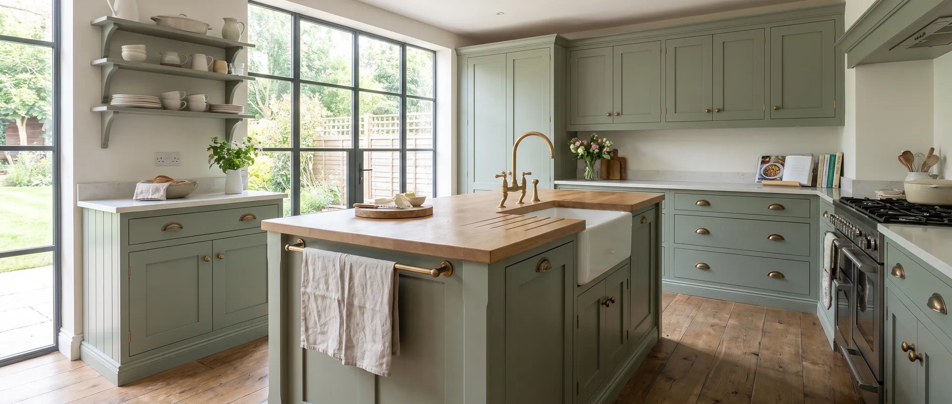 Shaker style kitchen installation