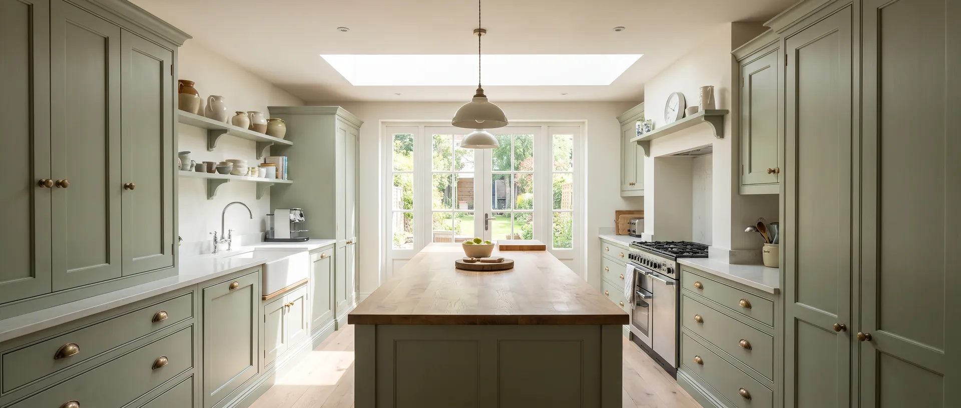 Shaker style kitchen installation