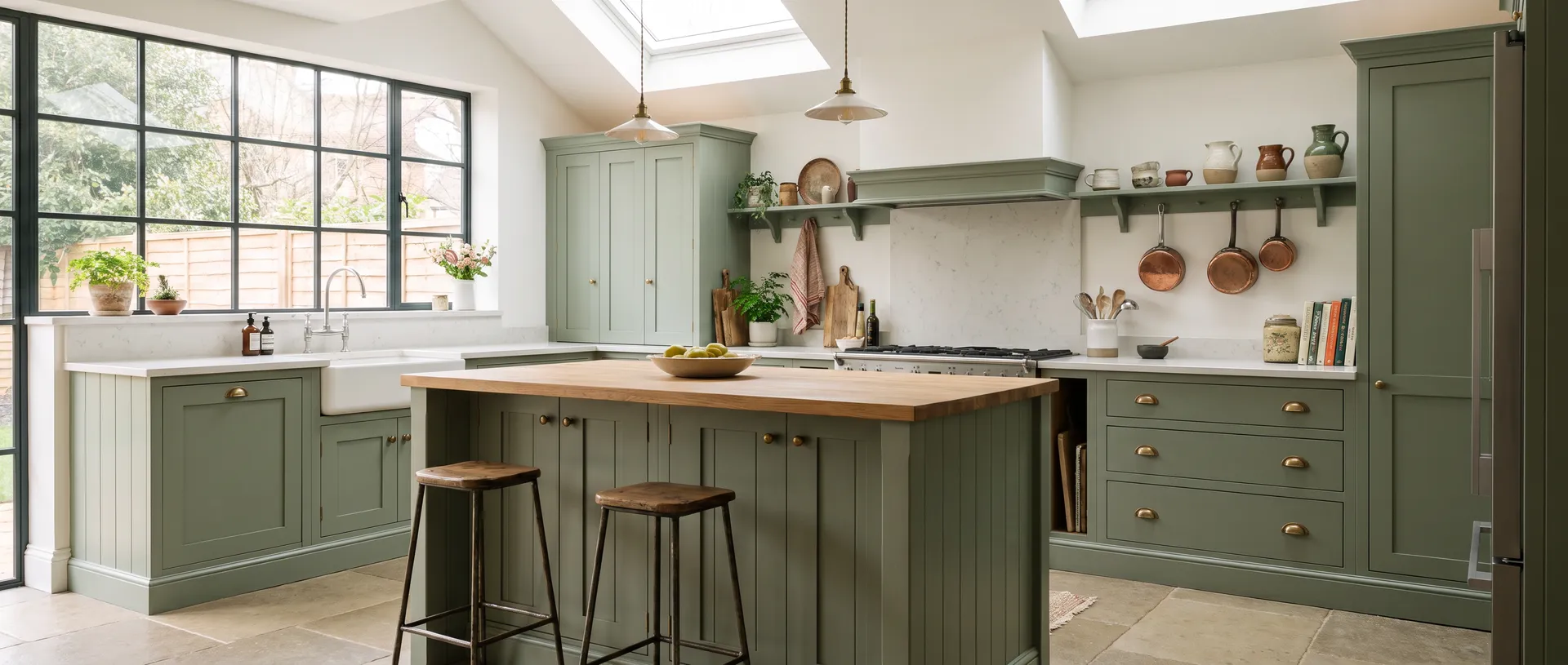 Shaker style kitchen installation