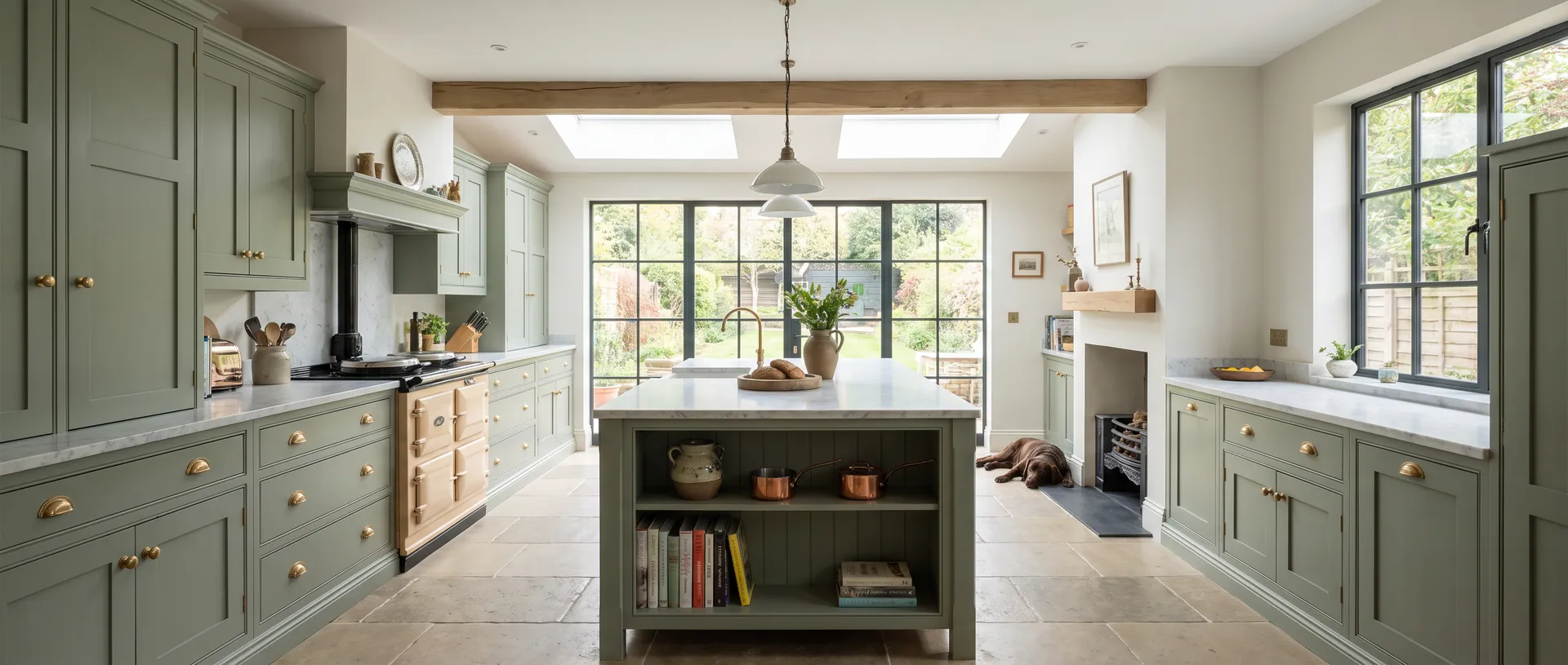 Shaker style kitchen installation