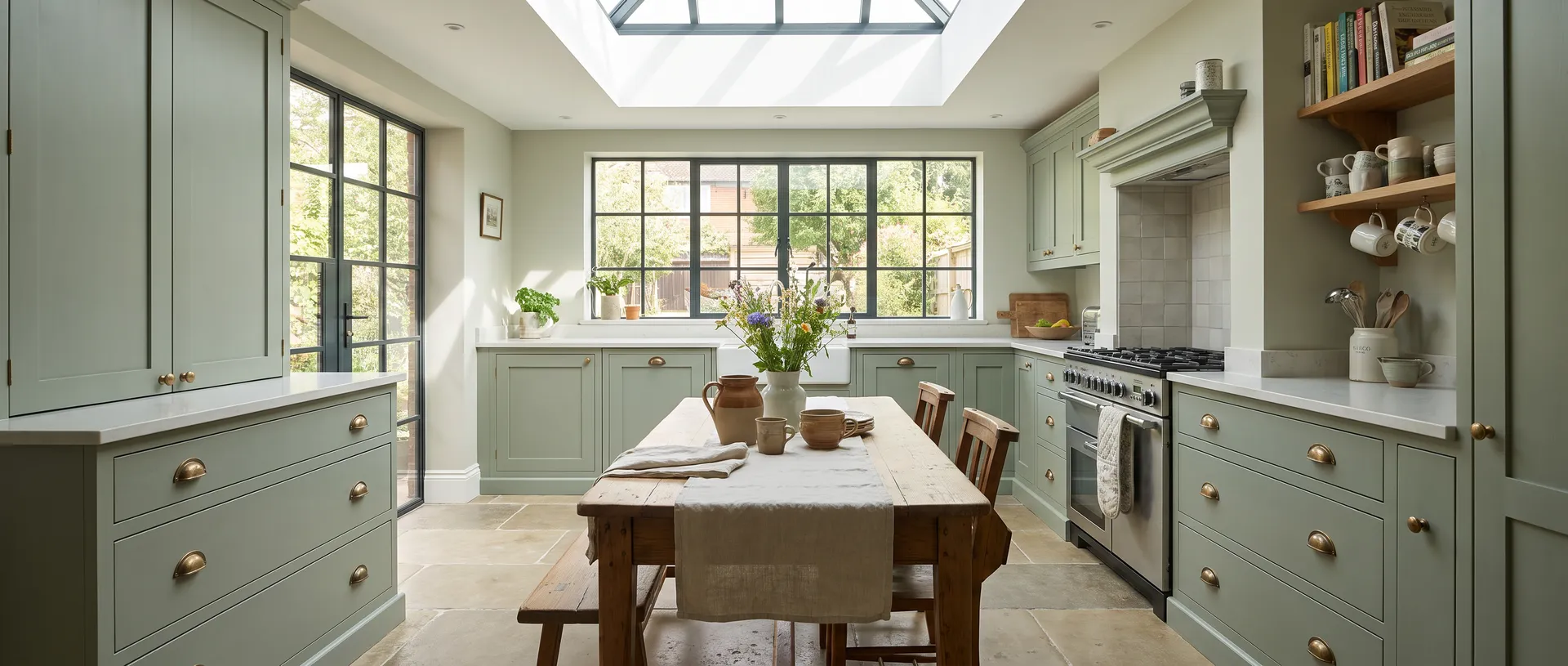 Shaker style kitchen installation