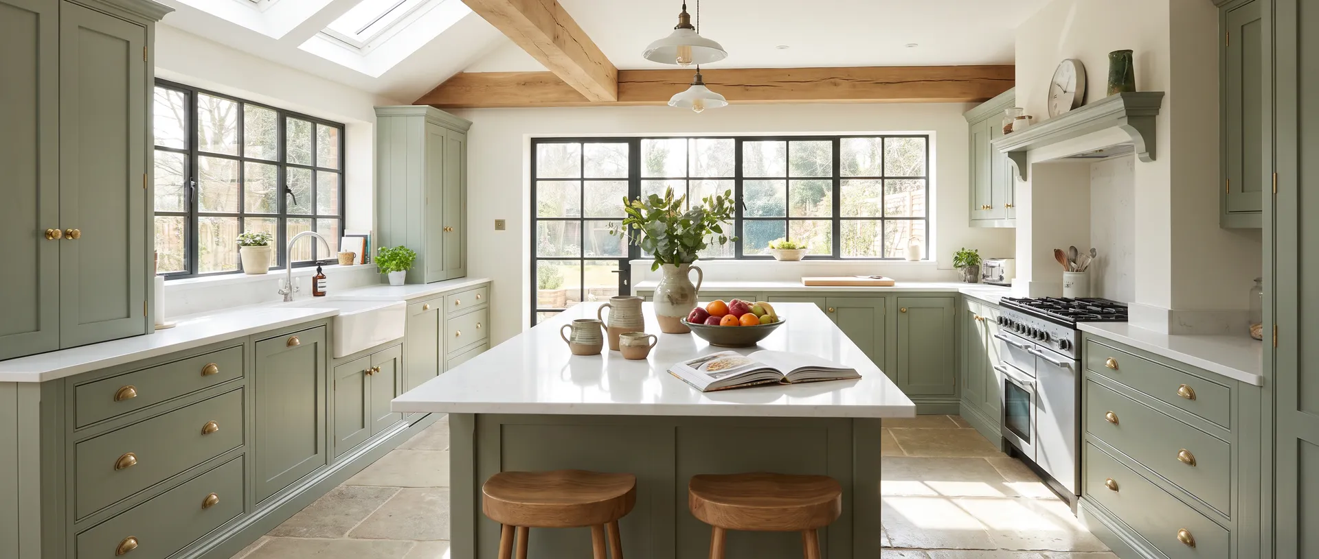 Shaker style kitchen installation