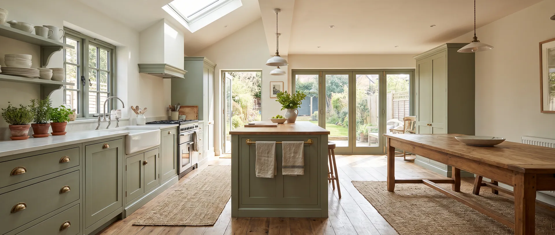 Shaker style kitchen installation