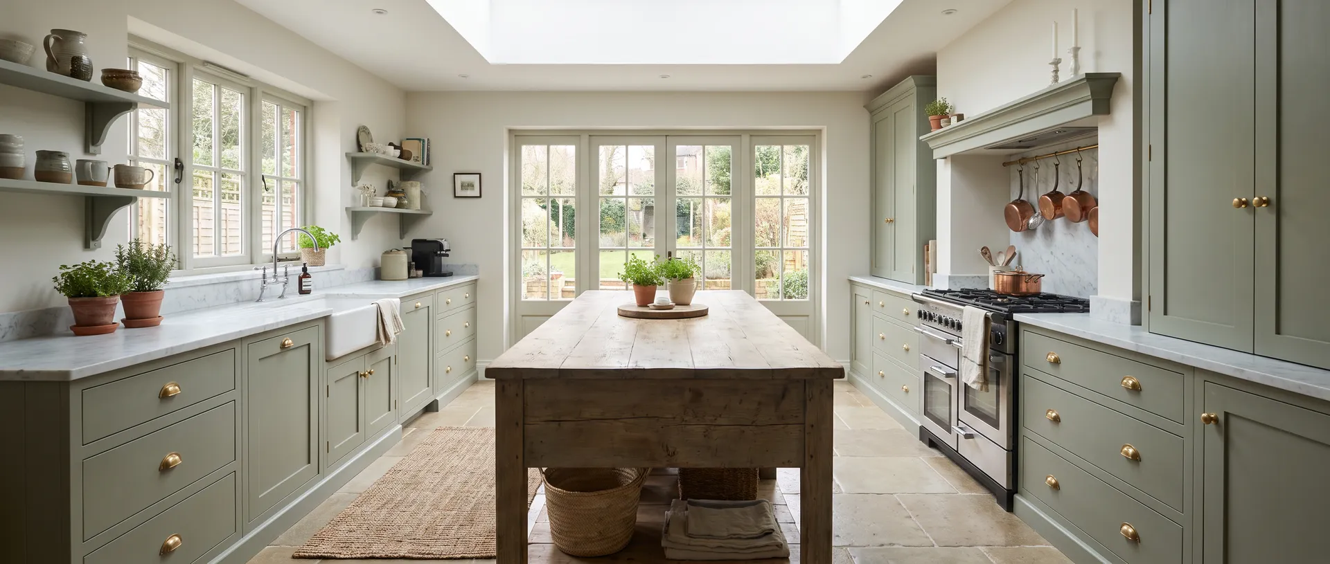 Shaker style kitchen installation