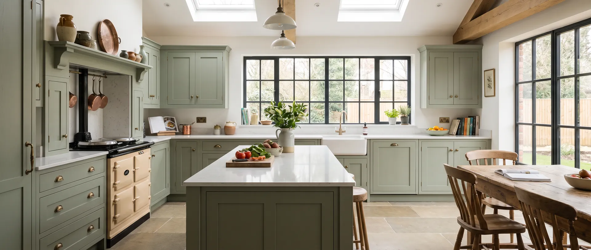 Shaker style kitchen installation