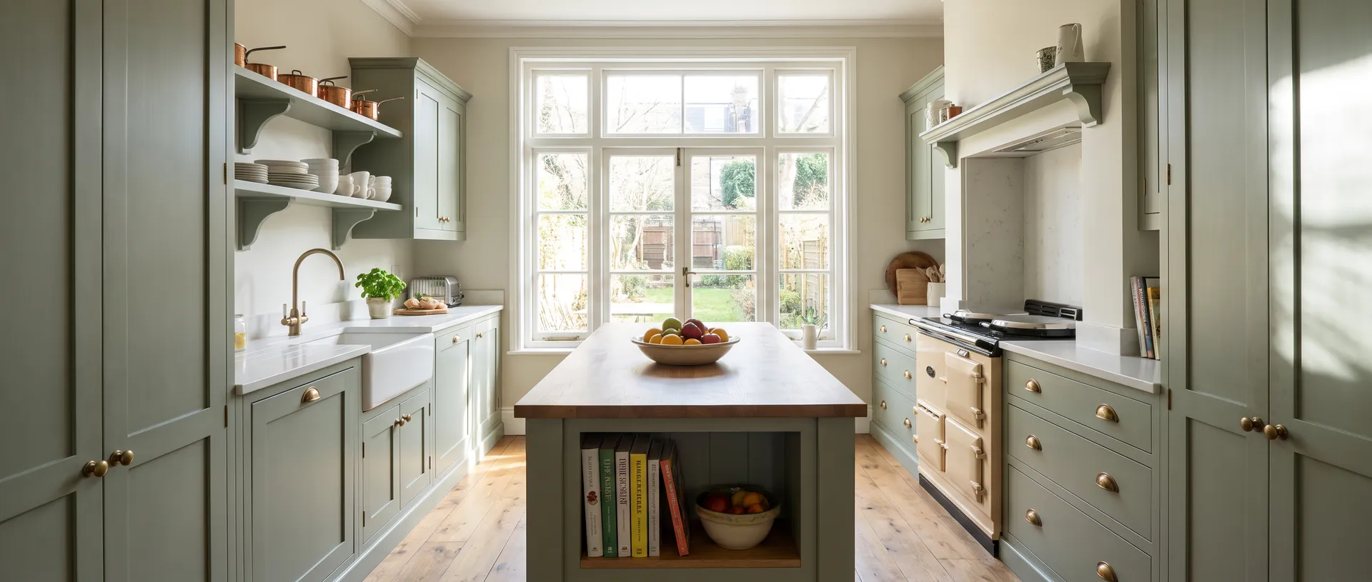 Shaker style kitchen installation