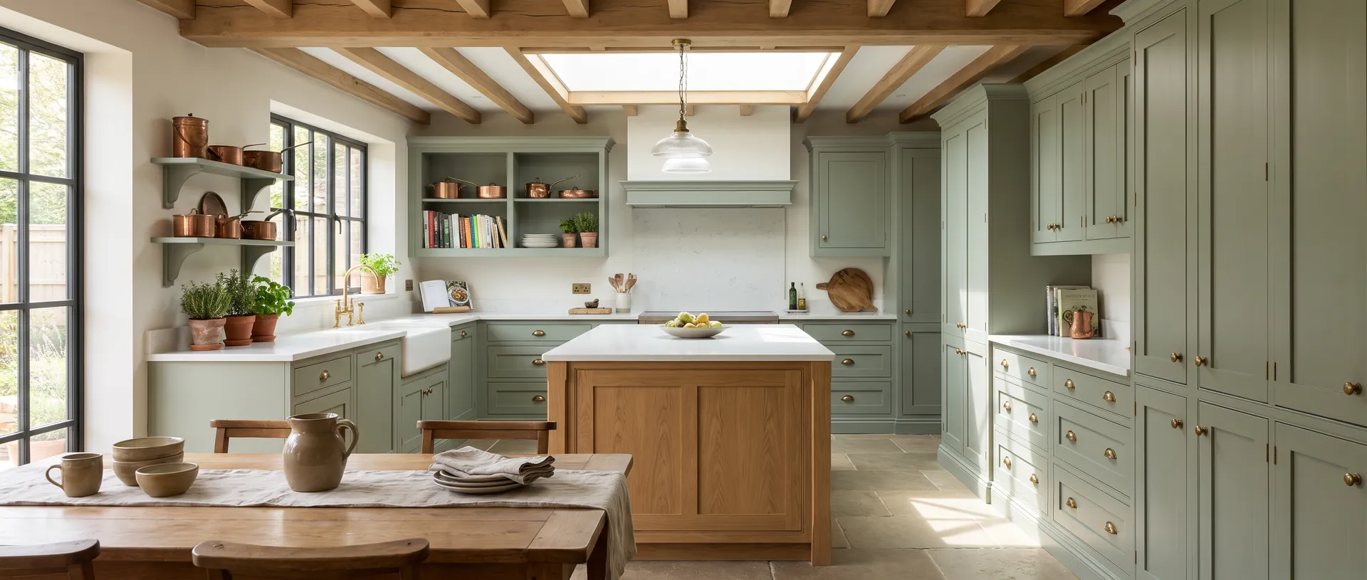 Shaker style kitchen installation